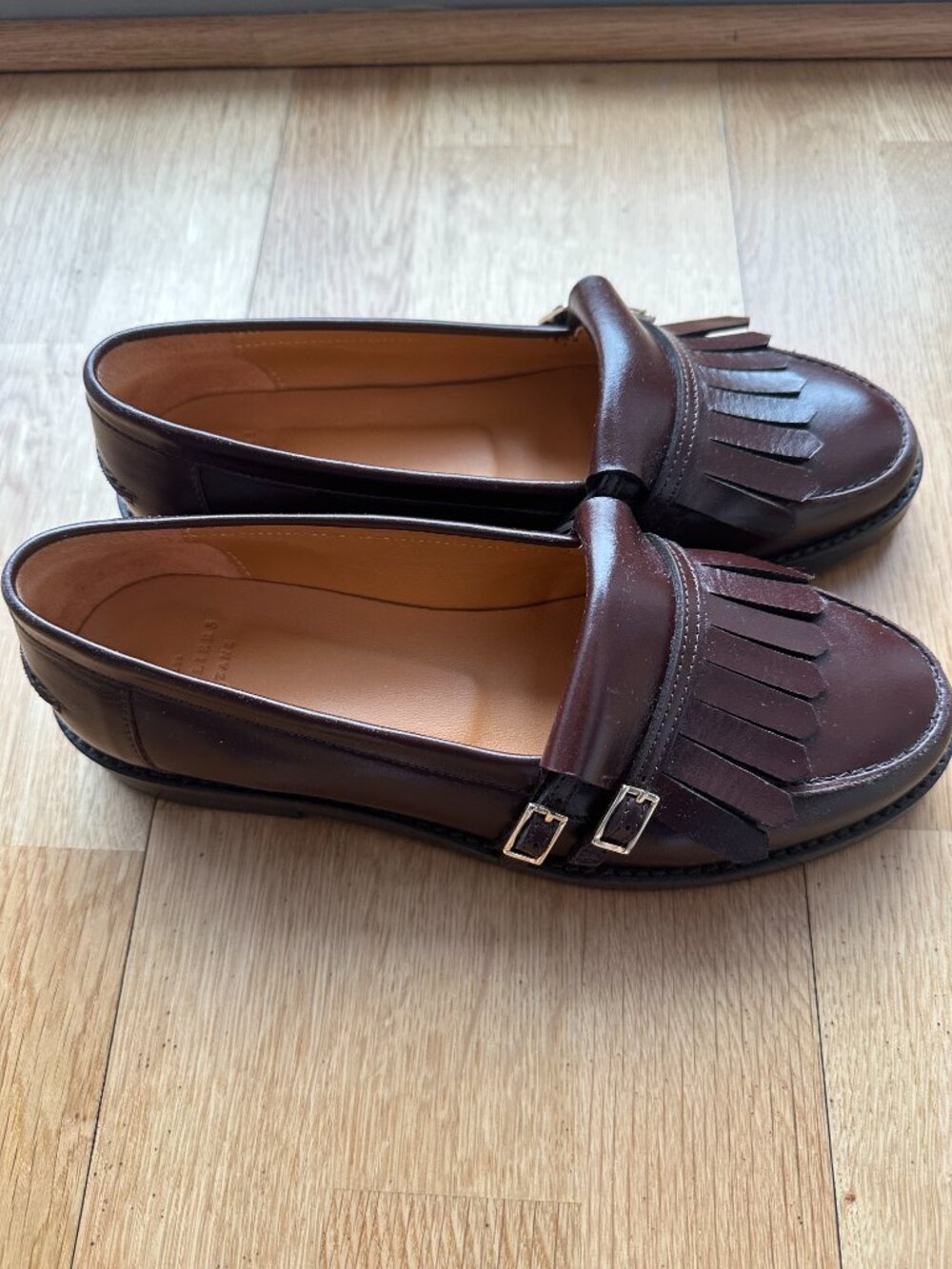 Sezane Joey Loafers (Glossy Chocolate) - Picture 3 of 10
